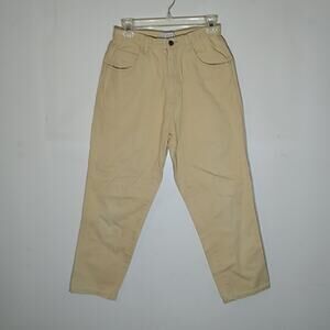 Petites Sophisticate cream jeans size 10